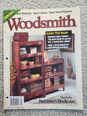 Woodsmith Magazine Vol 23 No 134 Barristers Bookcase DIY Woodworking Plans Issue